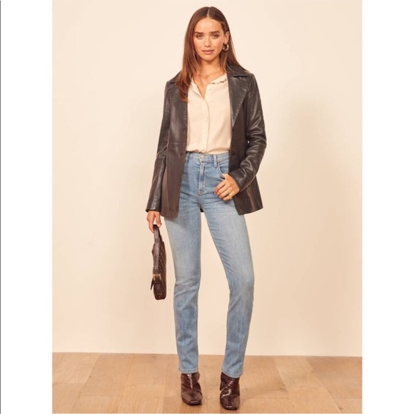 Reformation Audrey High Straight Jean 
